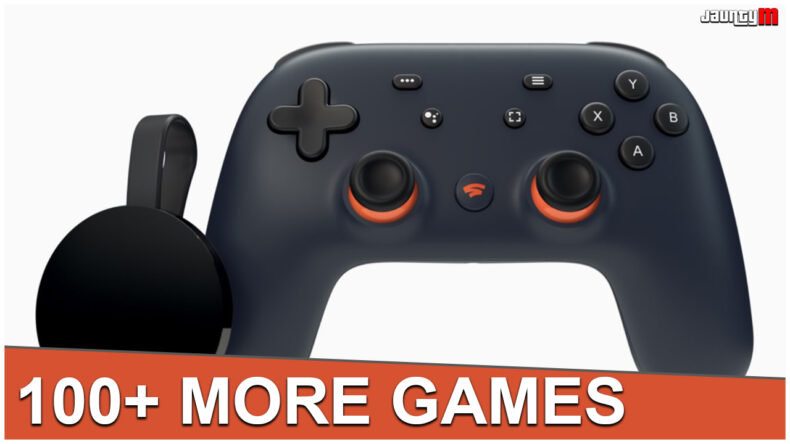 Stadia Announcing 100 Plus Games coming to the network stadia update
