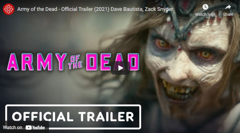 Army of the Dead – Official Trailer (2021) Dave Bautista, Zack Snyder