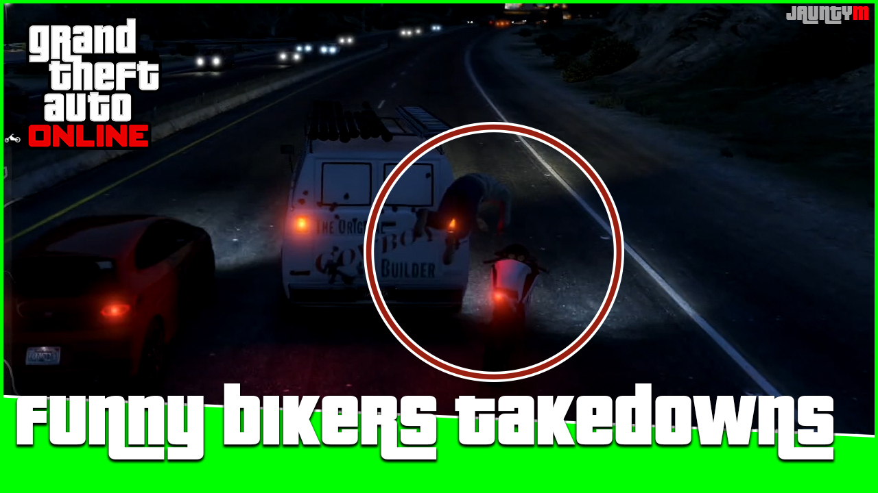Easy ways to get rid of bikers gta 5 online (satisfying video)