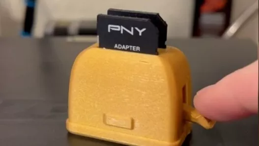 Toaster sd card holder