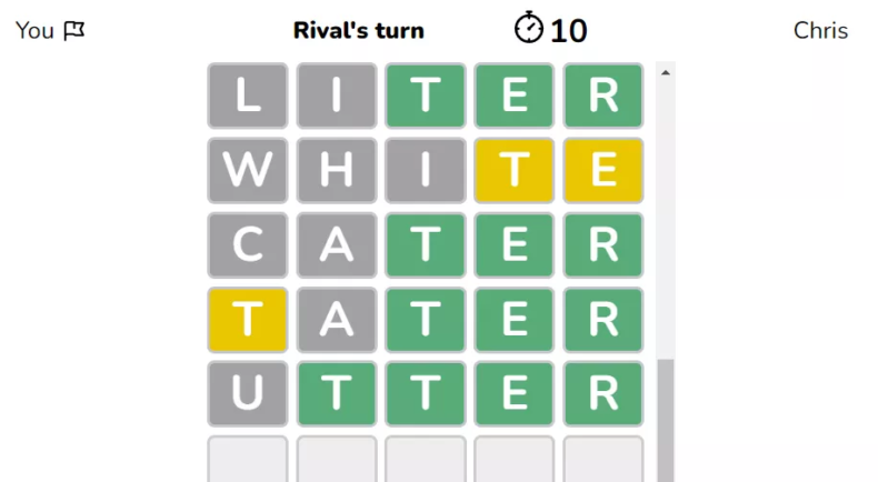 Wordle Game getting popular among friends