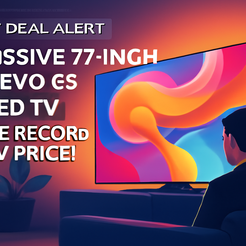 Epic Deal Alert: Massive 77-inch LG Evo C5 OLED TV Hits Record Low Price!
