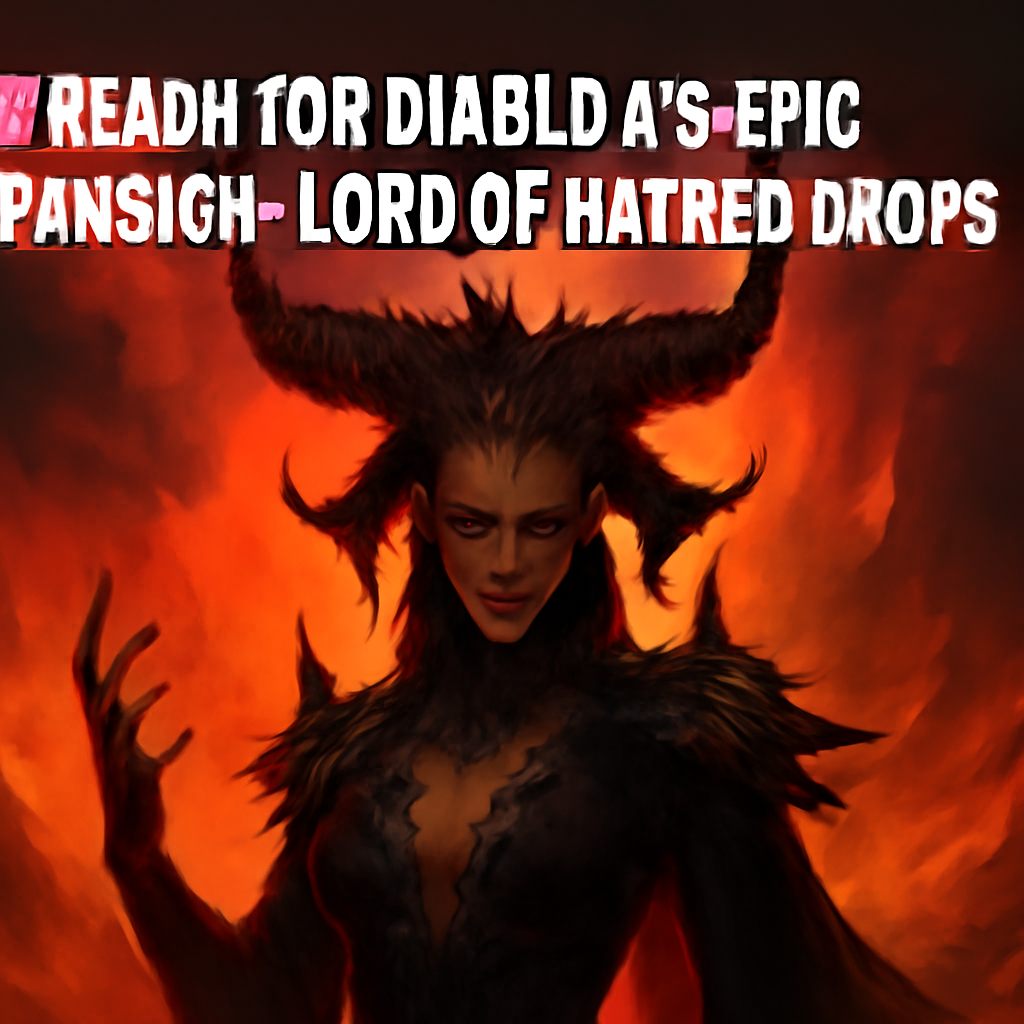 Get Ready for Diablo 4’s Epic Expansion: Lord of Hatred Drops Soon!