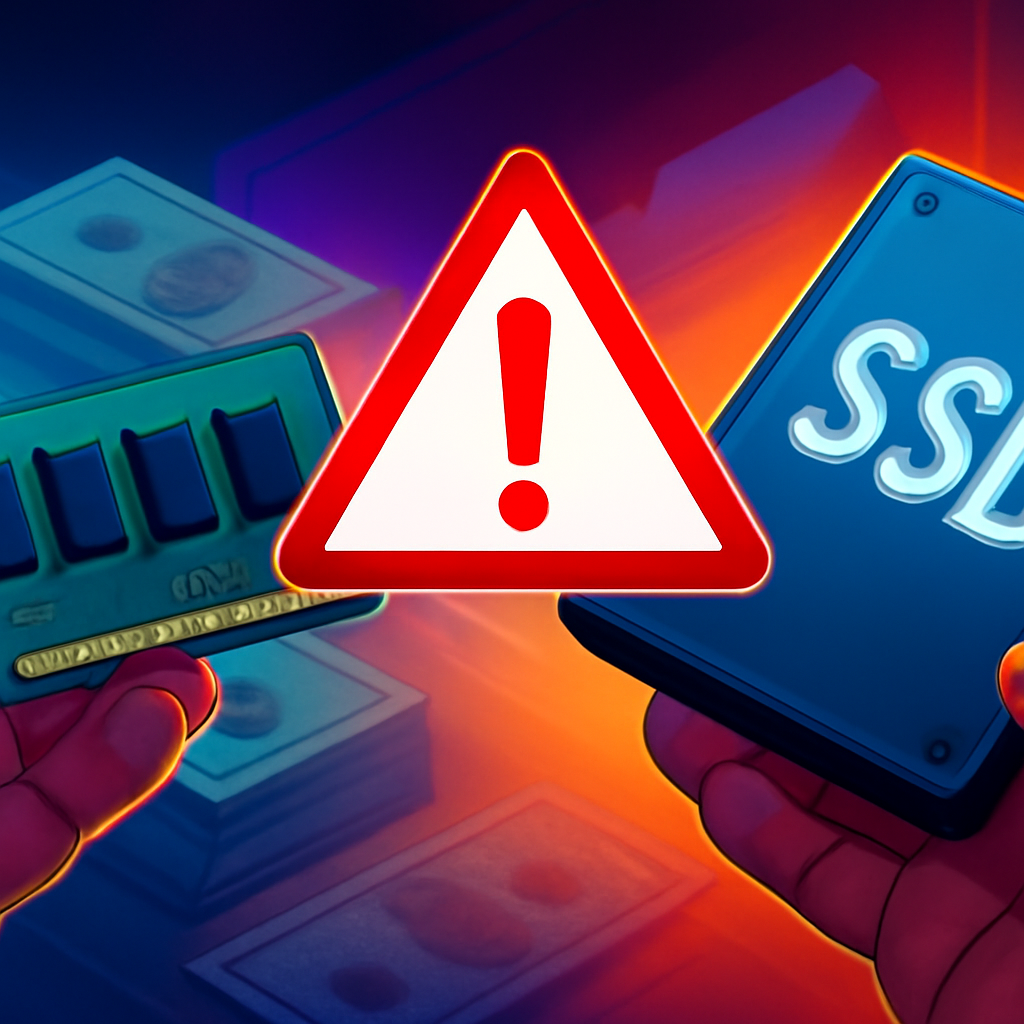 Hardware Alert: RAM Prices Holding Steady (Mostly!), But SSDs Are About To Get REALLY Expensive!