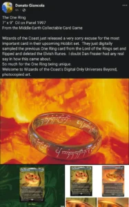 MTG Shocker: Veteran Artist Dan Frazier Admits ‘Painting Over’ The One Ring Art!