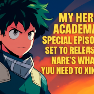 My Hero Academia Special Episode Set to Release: Here’s What You Need to Know!
