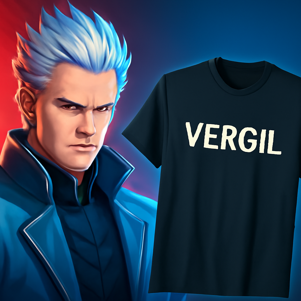 Netflix’s Devil May Cry Blunder: Vergil’s Name Spelled Wrong on Official Merch!