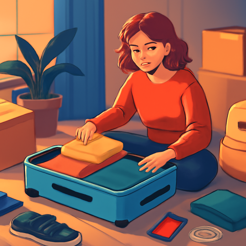 One Move Away: A Cozy Adventure in Packing Chaos