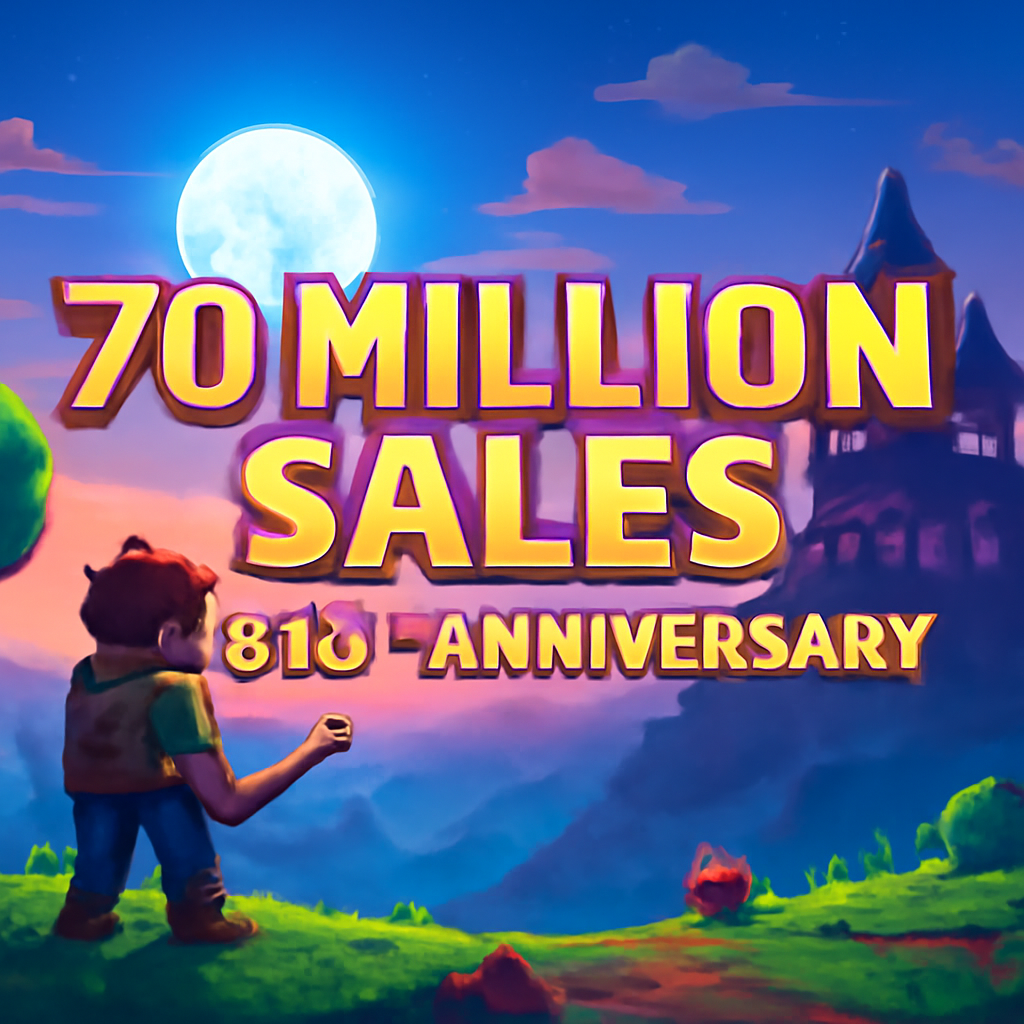 Terraria Hits 70 Million Sales & 15th Anniversary: The Adventure Continues!