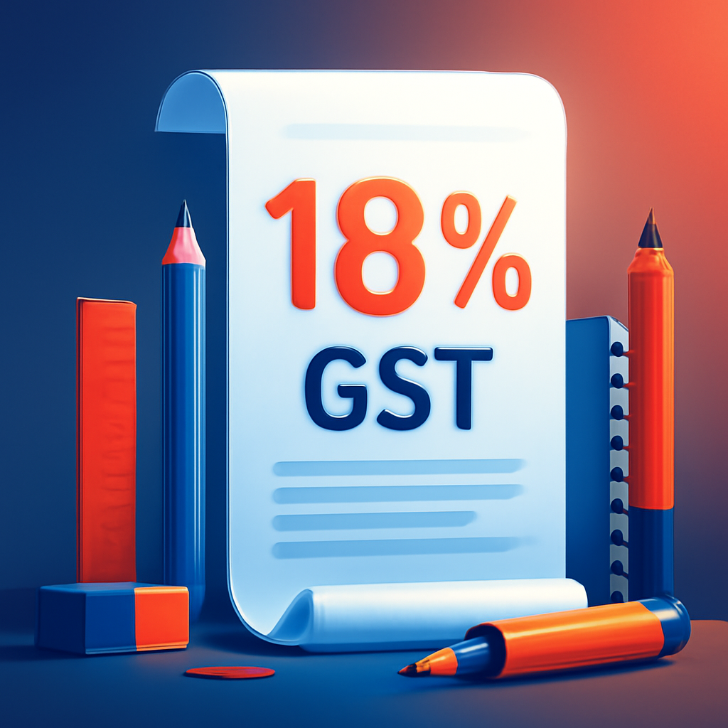 Big Tax Hike on Stationery Items: 18% GST Coming in 2026!