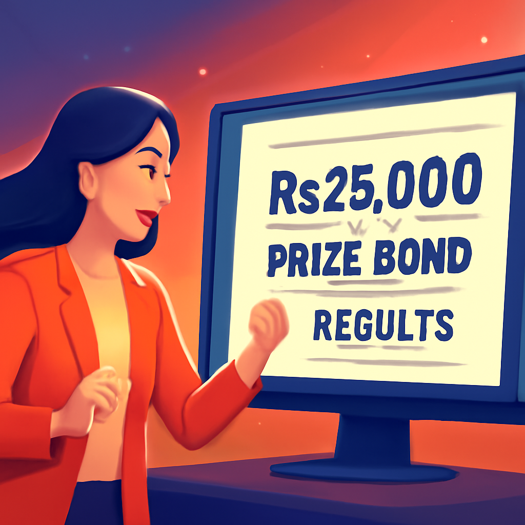 Exciting News: Rs25,000 Premium Prize Bond Draw Results Revealed!