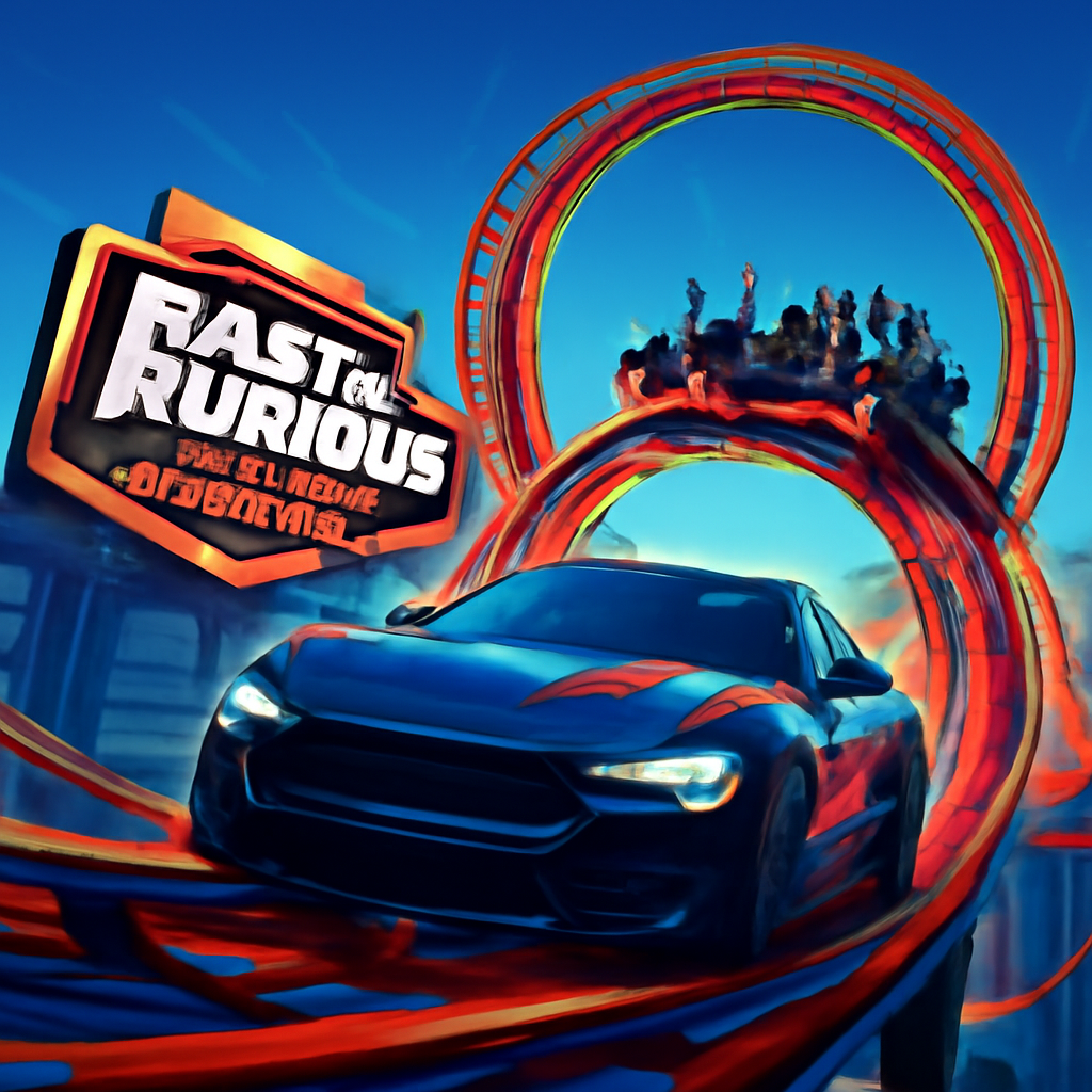 Experience the Thrills of Fast & Furious: Hollywood Drift Coaster!