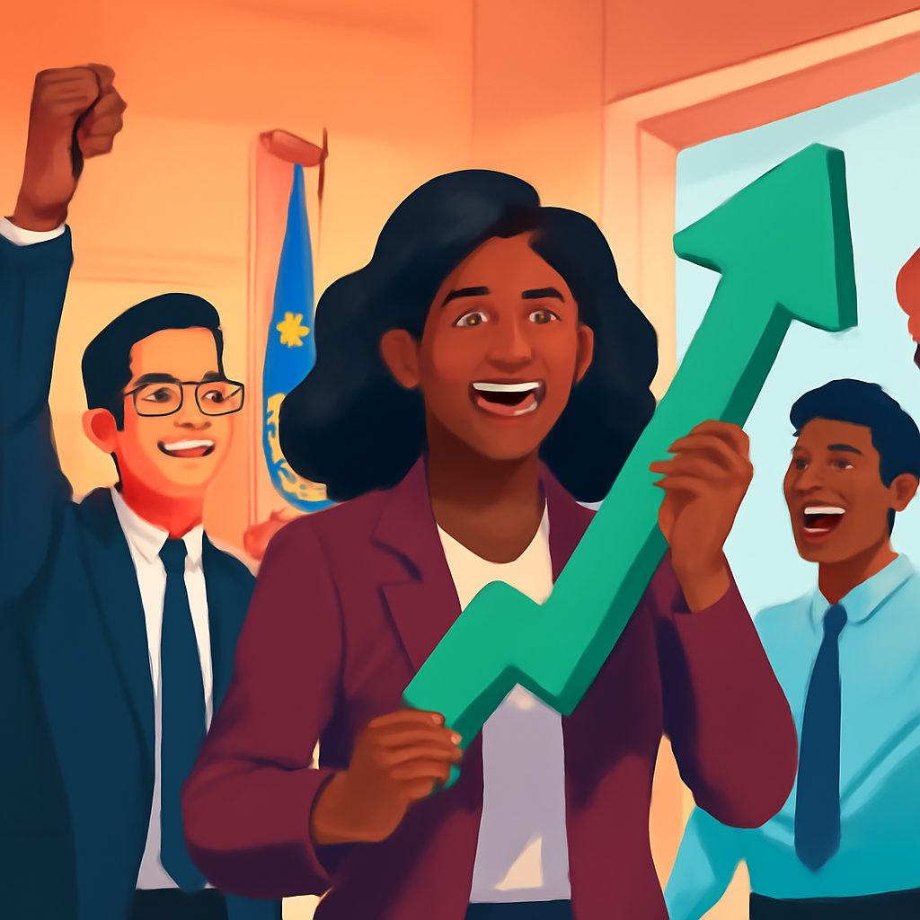 Federal Employees Celebrate New Salary Boost