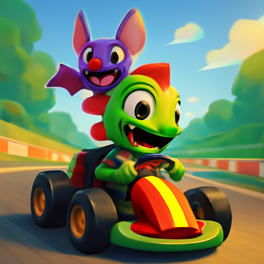 Get Ready for a Karting Adventure with Super Yooka-Laylee Kart!