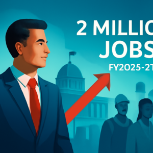 Government Aims to Generate 2 Million Jobs in FY2026-27