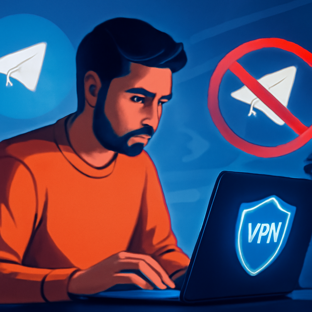 Indian Telegram Users Flee to VPNs Amid Platform Ban Debate