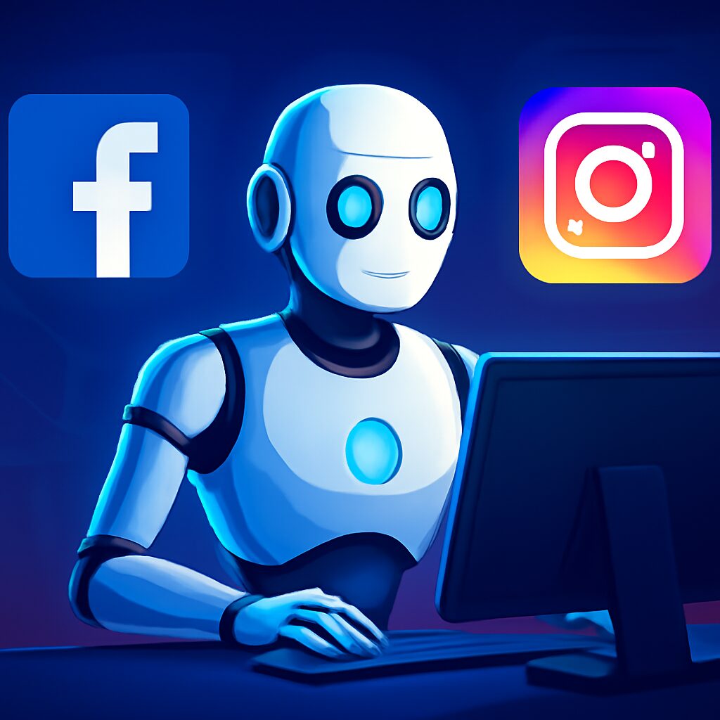 Meta’s AI Takes Charge: Your Facebook & Instagram Feeds Get Robot Moderators!