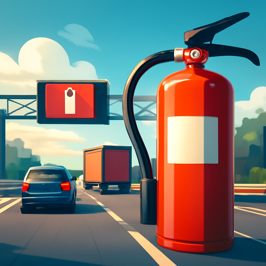NHMP Levels Up Road Safety: Fire Extinguishers Now Mandatory on Motorways!