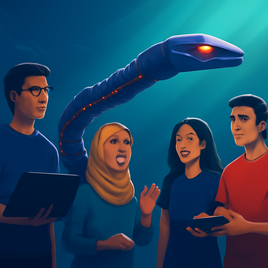 NUST Karachi Students Unveil an Amazing Bio-Inspired Underwater Snake Bot