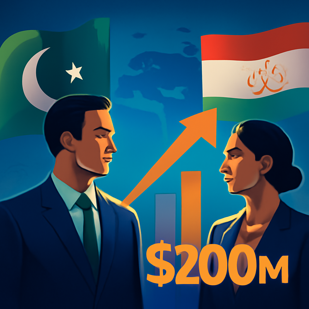 Pakistan and Tajikistan Set Sights on $200 Million Trade Goal Over Three Years