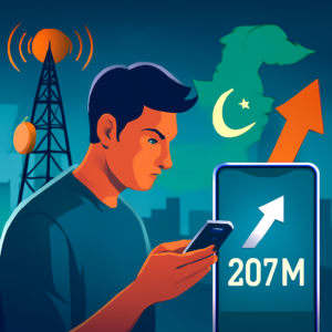 Pakistan’s Telecom Boom: Surpassing 207 Million Subscriptions in 2025