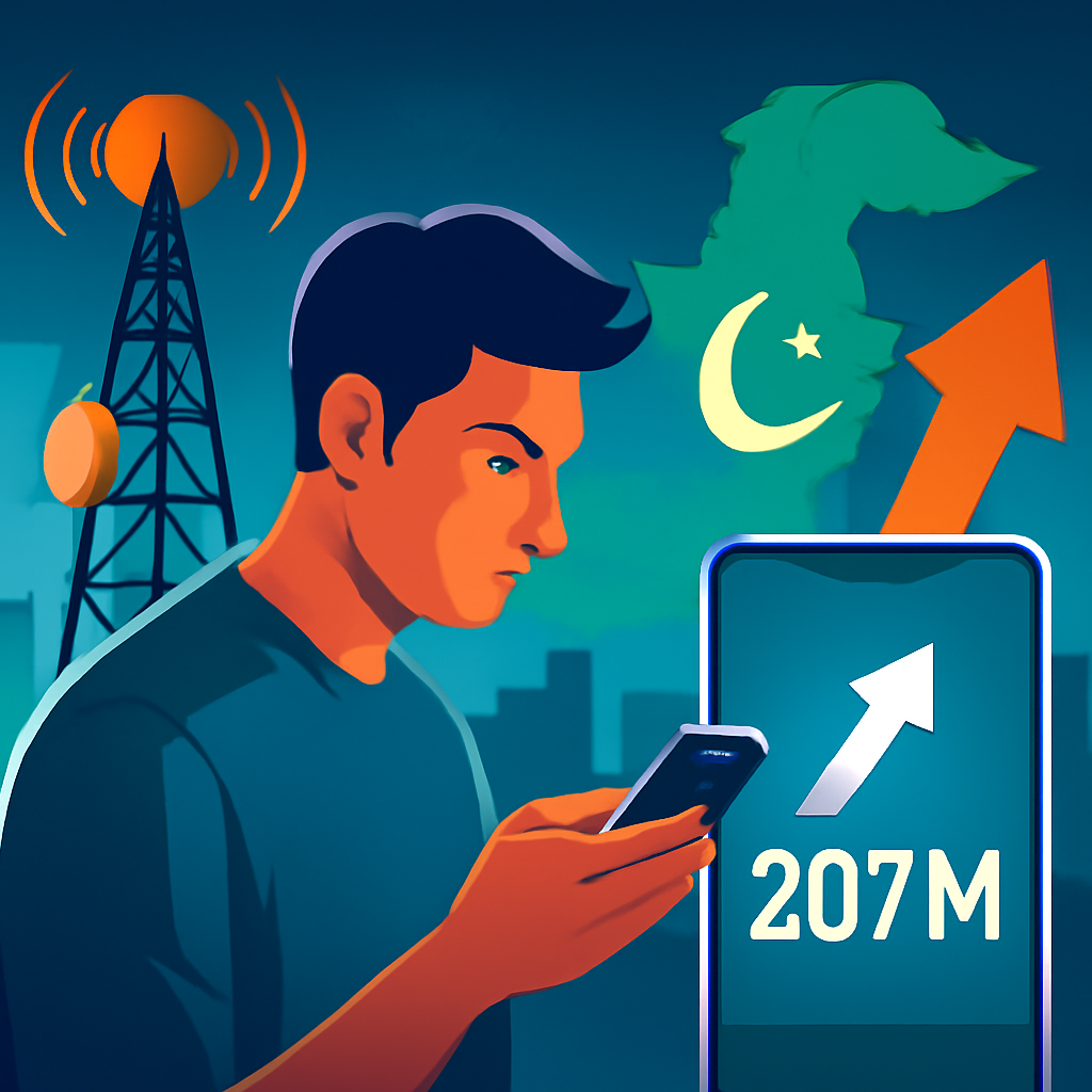 Pakistan’s Telecom Boom: Surpassing 207 Million Subscriptions in 2025