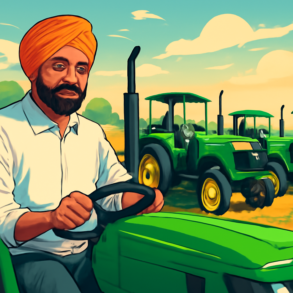 Punjab’s Farmers to Receive 20,000 Subsidized Green Tractors