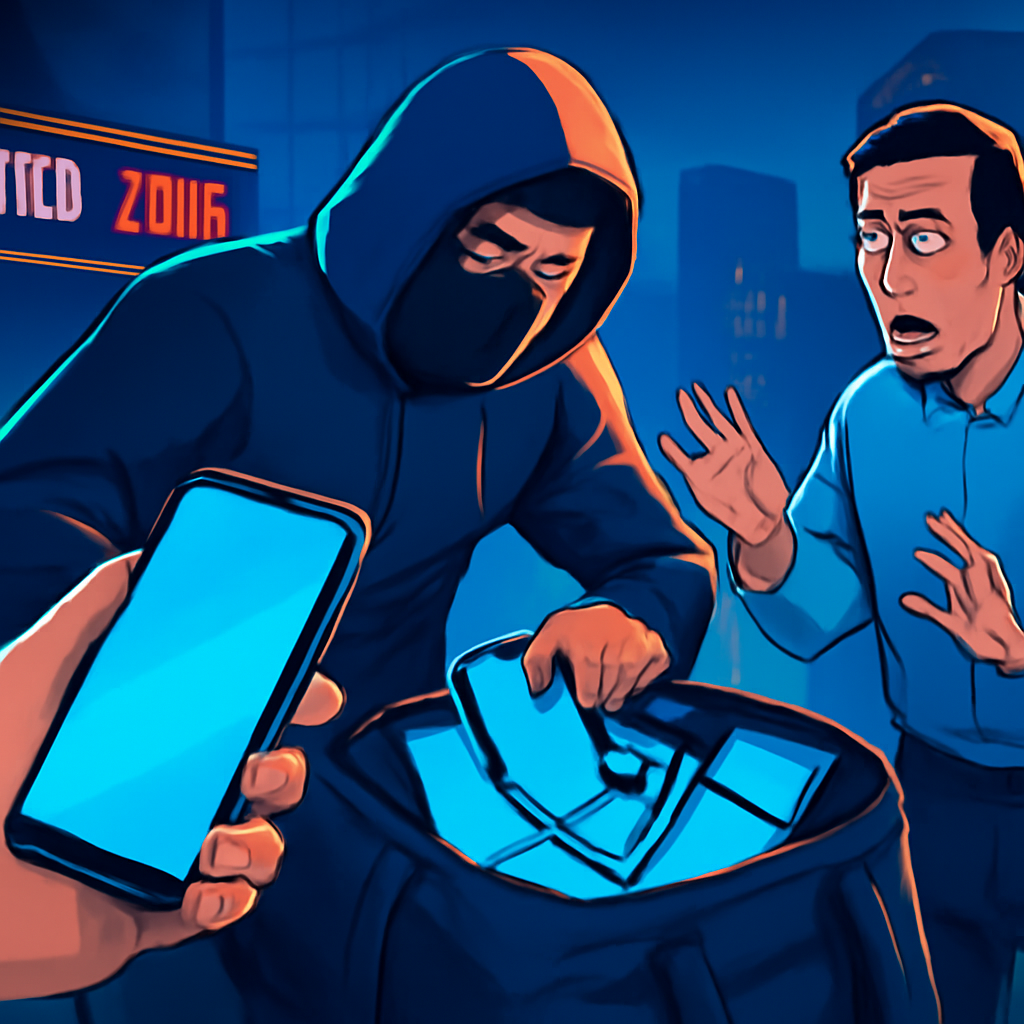Shocking Mobile Heist: 55 Phones Stolen from Trader in Karachi’s Red Zone!