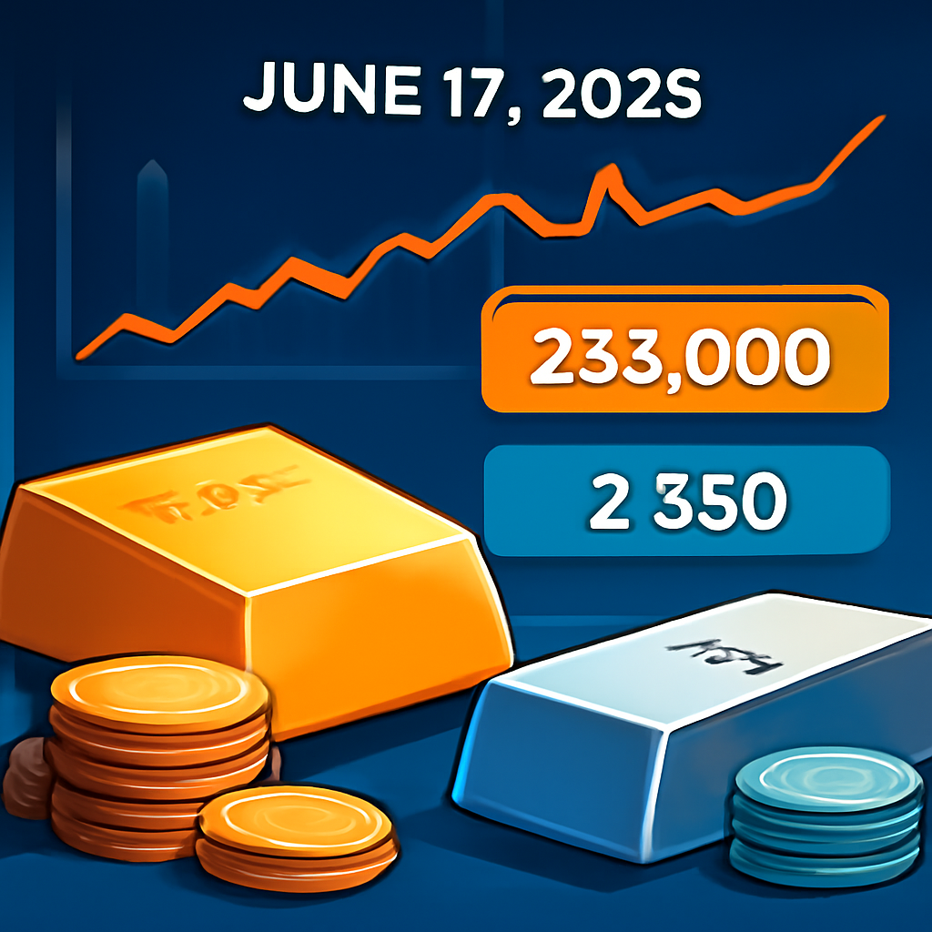 Today’s Gold and Silver Prices in Pakistan – June 17, 2026