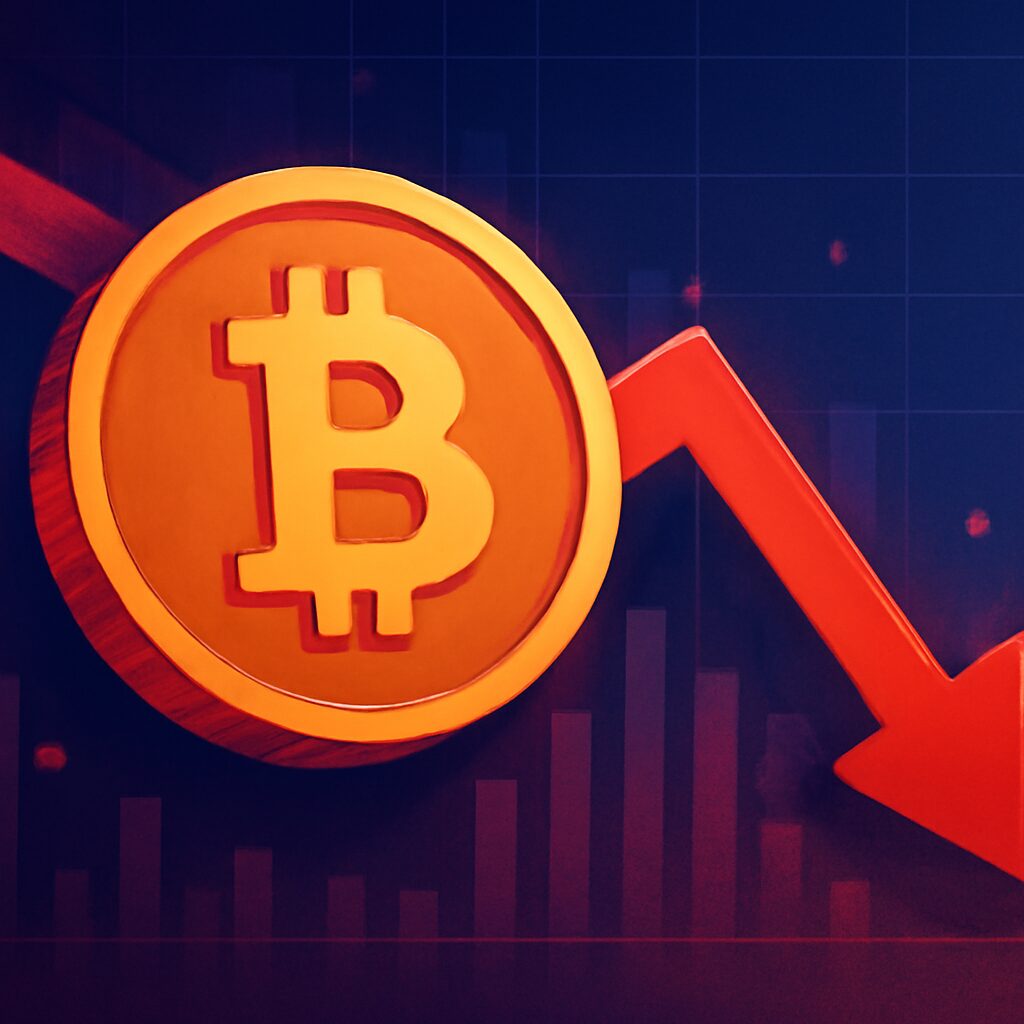 Bitcoin Takes a Hit: 4% Drop Following Major Sell-Off