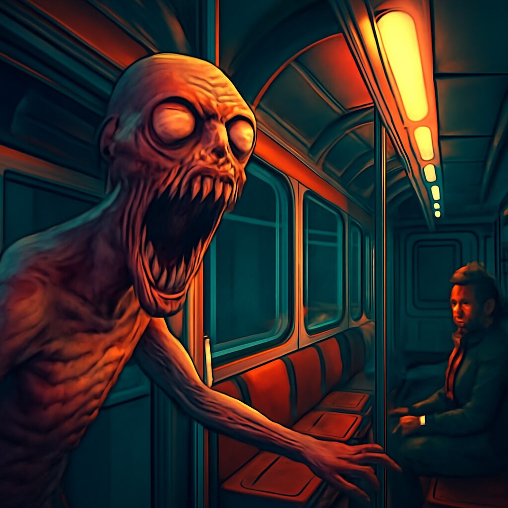 Brno Transit: All Aboard for a Stomach-Churning, Surreal Subway Horror Experience!
