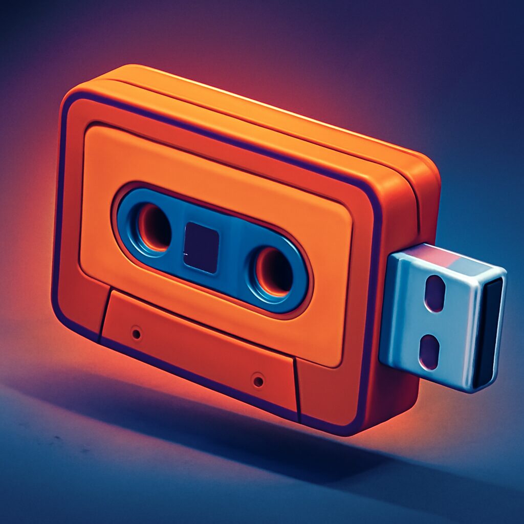 The Quirky Comeback of Vintage Storage: A USB Drive with a Twist