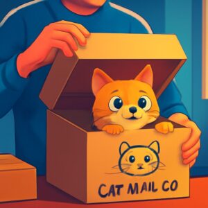 Unboxing the Mystery: Cat Mail Co. Delivers Paws-itively Adorable Post Office Fun!