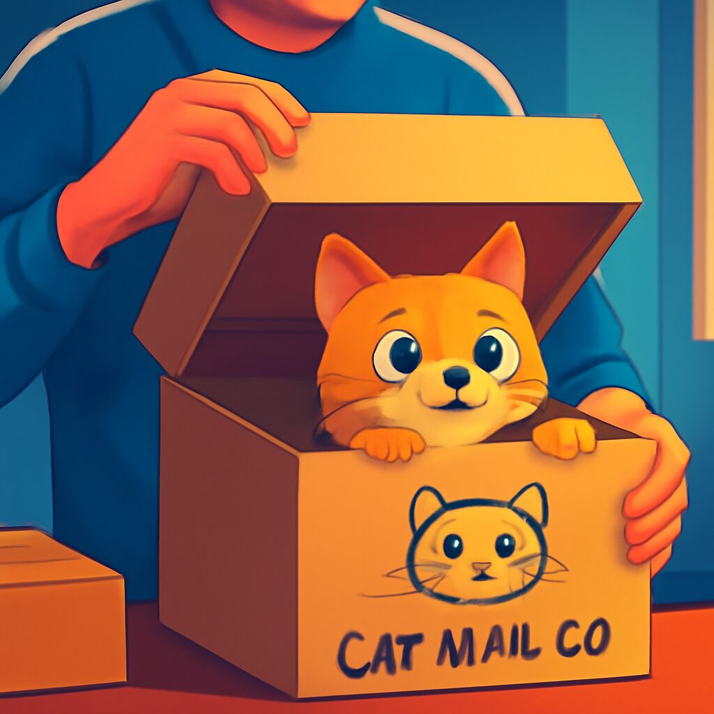Unboxing the Mystery: Cat Mail Co. Delivers Paws-itively Adorable Post Office Fun!