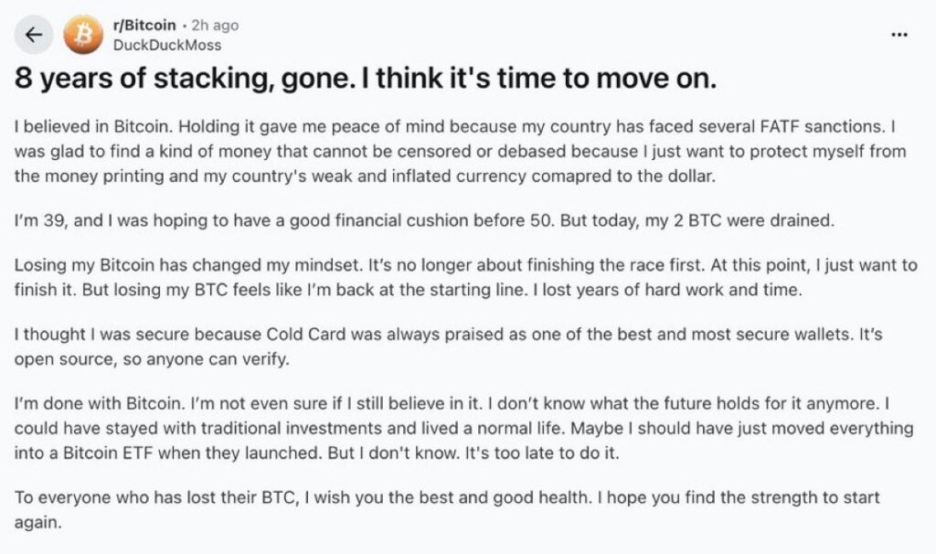 The Bittersweet Bitcoin Journey of a Devoted Holder