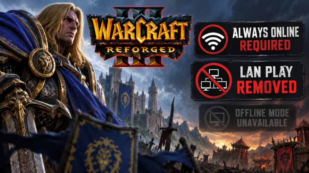 Warcraft III: Reforged Now Requires an Always-Online Connection as Blizzard Removes LAN Play