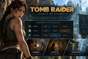Tomb Raider: Legacy of Atlantis Will Let Players Customize Combat, Puzzle and Traversal Difficulty Separately