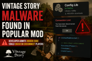 Vintage Story Mod Developer Admits Hidden Code Could Crash or Disconnect Players