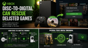 Xbox’s New Disc-to-Digital Feature Could Give Delisted Games a Second Life
