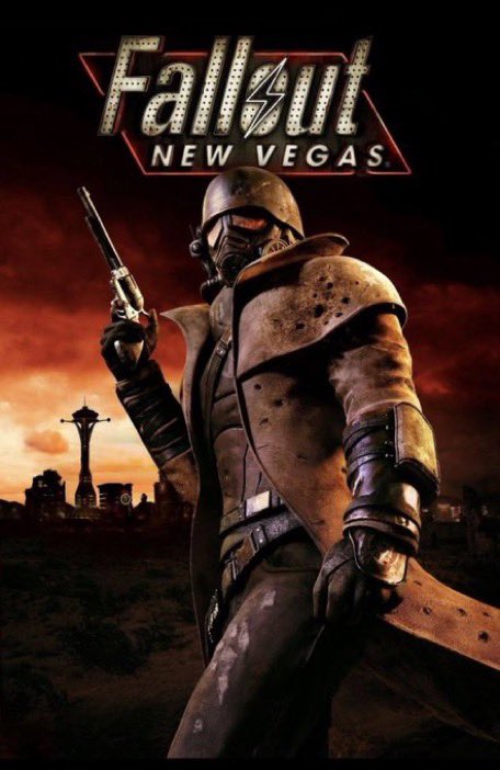 Fallout: New Vegas cover art showing a ranger in a duster coat